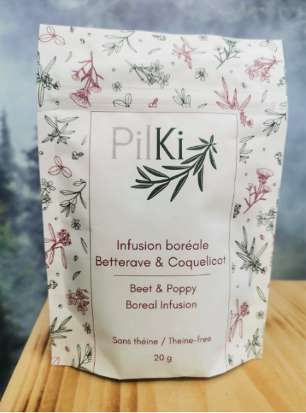 Infusion boréale - Betterave & Coquelicot - 20g - Pilky /Floèm
